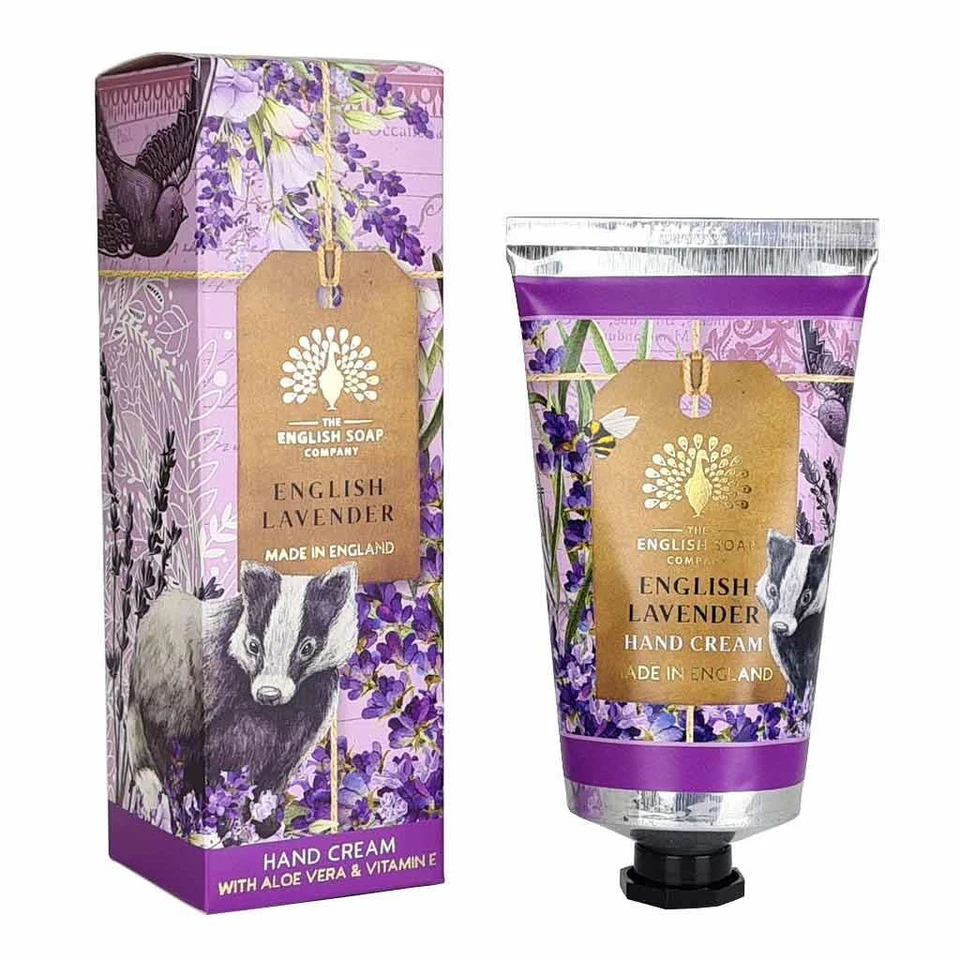 THE ENGLISH SOAP COMPANY Luxury Hand Cream Anniversary English Lavender Scented Shea Butter & Aloe Vera