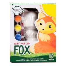 Ts Paint Your Own Fox Diy Fox Kids Painting Set Creativity For Kids Ceramic Pain