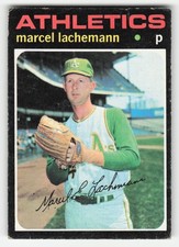Marcel Lachemann 1971 Topps #84 Oakland Athletics Pr-Gd
