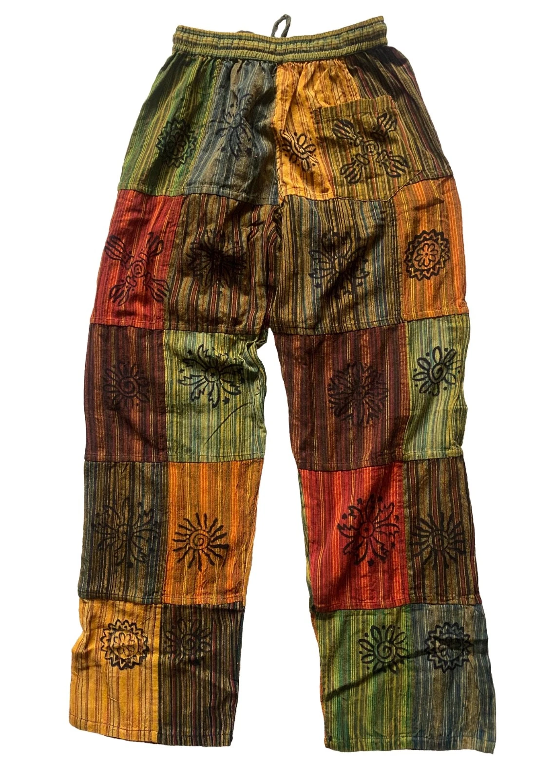 Unisex hippie style patchwork trouser
Opens in a new window or tab