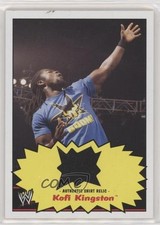 2012 Topps Heritage WWE Swatch Relics Kofi Kingston 2rz