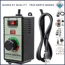 Portable 4000W Electric Motor Controller 120V with Overload Protection Switch