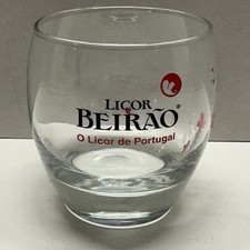 LICOR BEIRAO GLASS PORTUGUESE LIQUEUR HEAVY 3-1/4”
