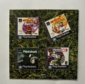 Actua Soccer 3 Review Version with manual Sony PlayStation PSone Not for Resale
