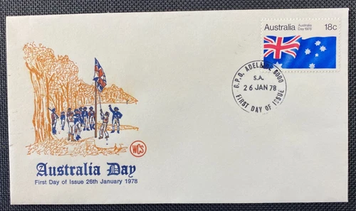 1978 Australia Day WESLEY First Day Cover FDC GPO Adelaide FDI Postmark