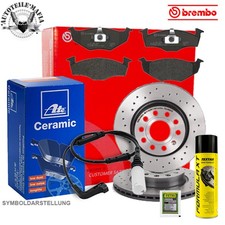 Brembo Bremsensatz + Reiniger gelocht Ceramic VORNE Ø 286mm BMW 3 E36 E46 Z3 Z4