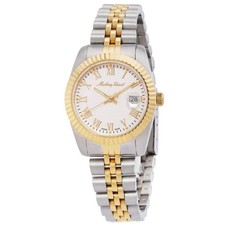 Mathey-Tissot Mathy III Roman Quartz White Di...