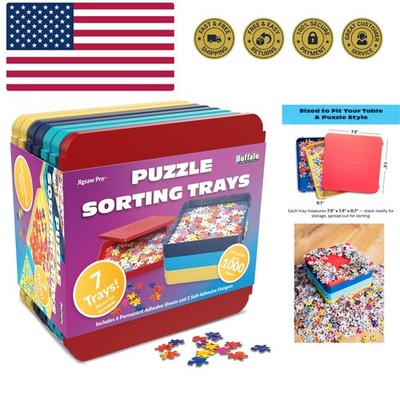Puzzle Sorting Trays - 7 Count Pack of 1