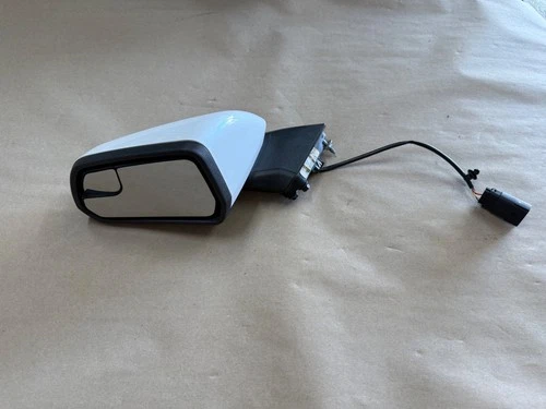 2015-2020 Ford Mustang GT LH Driver Side Mirror "White" - OEM