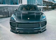 Cm Carbon Fiber Kit Front Lip Lip Complete Fit Porsche Cayenne 9y0 Cm Carbon Fiber Kit Front Lip Lip Complete Fit Porsche Cayenne 9y0