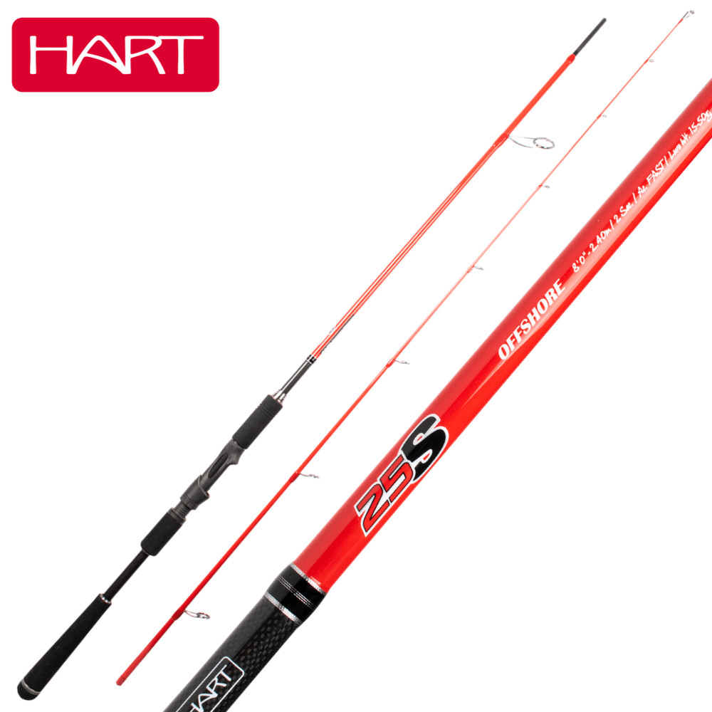 HART SALTWATER SHORE - BOAT TECHNICAL SPINNING ROD 25S OFFSHORE 8 0 86090₽
