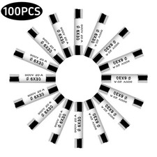 100pcs Fast Blow Acting Quick Ceramic Fuses 500V 20A 6x30mm US