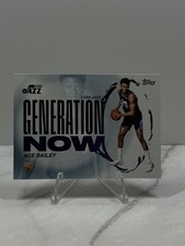 Ace Bailey Generation Now Rookie RC 2025/26 Topps NBA Basketball Card #GN-5 Jazz