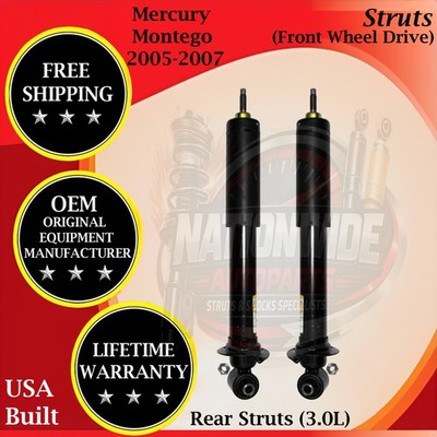 Monroe OEM Rear Struts For 2005-2007 Mercury Montego Lifetime Warranty