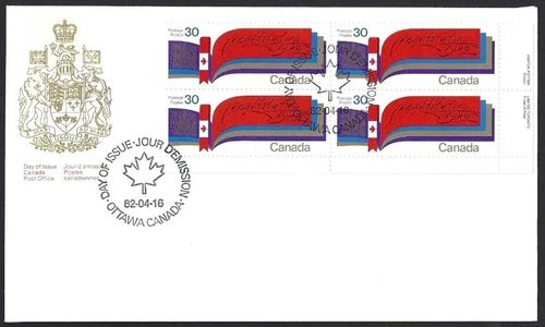 🍁Canada    #916 LRpb   "New Constitution"    Brand New 1982 First Day Cover