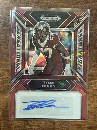 2024 Panini Prizm Draft - Tyler Nubin (AUTO) RC `Sensational Signatures`