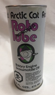 VINTAGE ARCTIC CAT ROTO LUBE SNOWMOBILE OIL CAN  ''BRAND NEW'' OLD STOCK