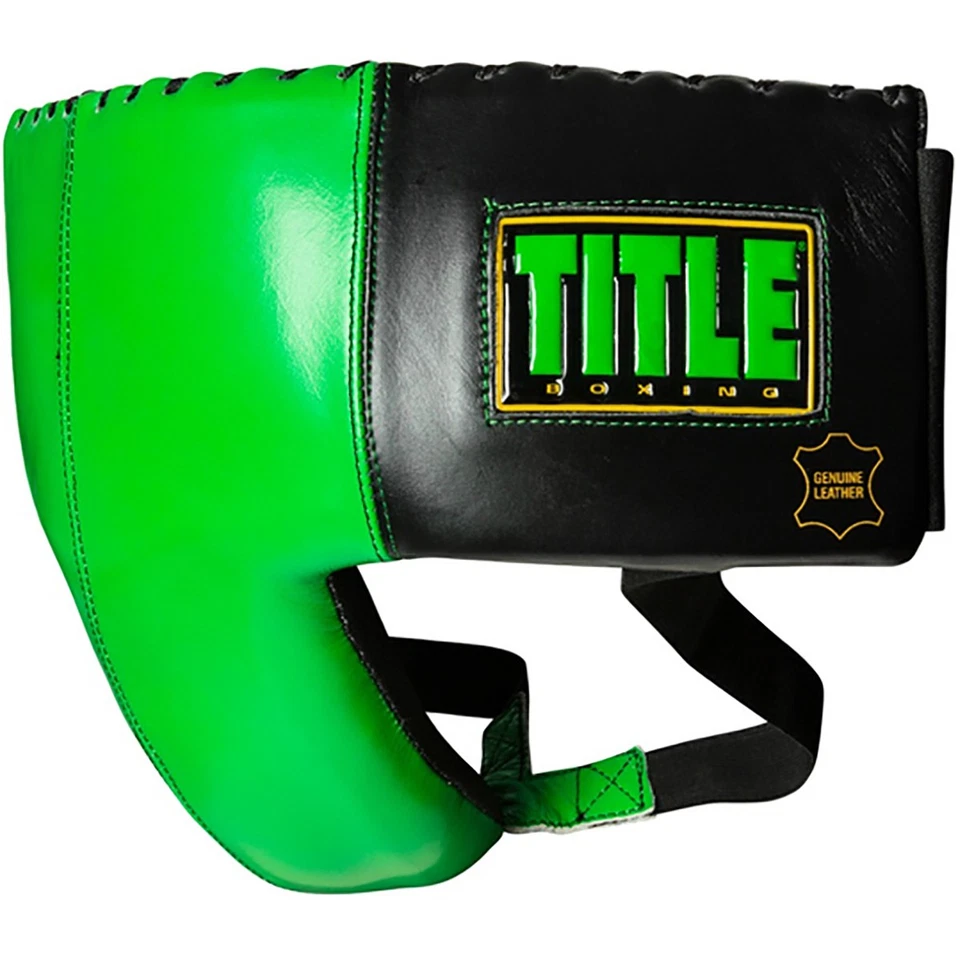 Title Boxing WBC Groin Protector - Large - Green/Black - Image 2 of 4