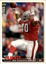 NFL card # 330 William Floyd Upper Deck 1995
