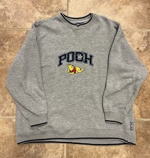 Vintage Disney Winnie The Pooh 100 Acre Collection Embroidered Sweatshirt Size M