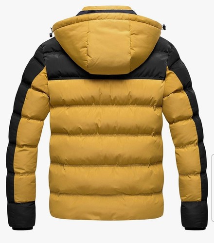 CREATMO US Men's Puffer Jacket Waterproof Winter Parka jacket Damaged Size L - Picture 3 of 9