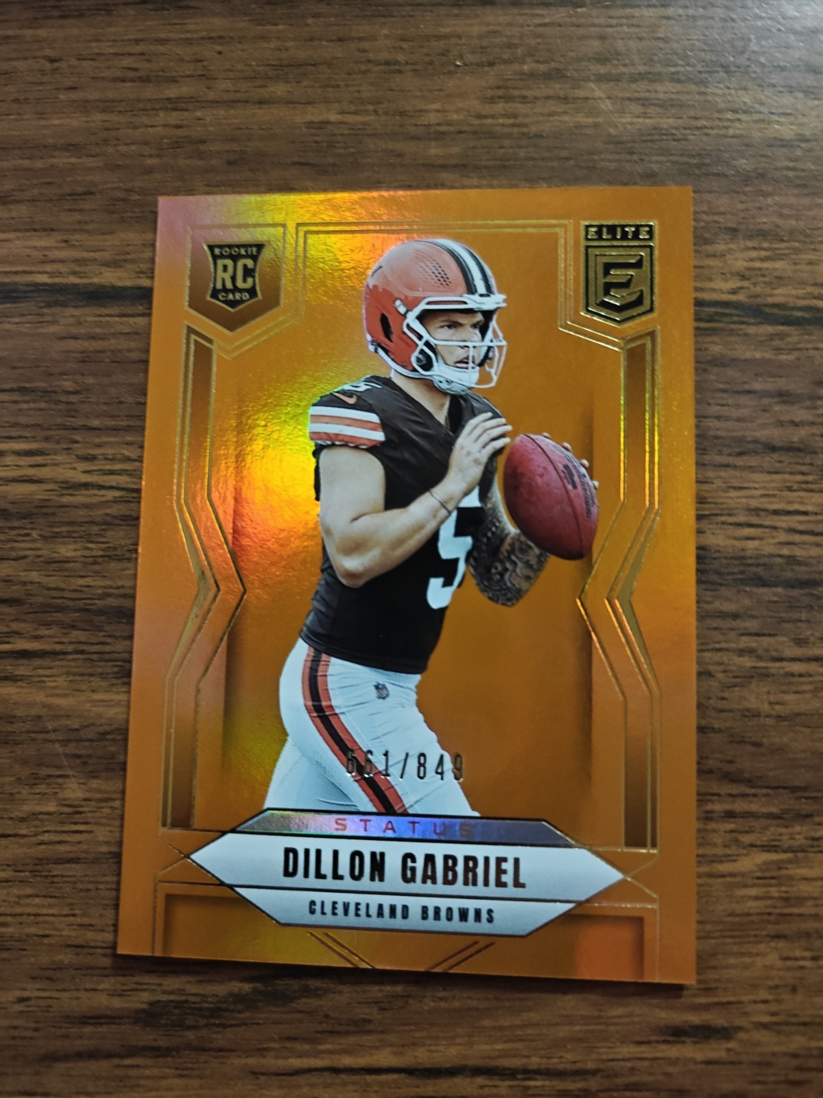 2025 Panini Donruss Elite - Rookies Dillon Gabriel #151 Status Metallic...