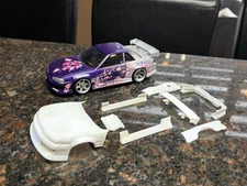 3D Printed Mini-Z Body Nissan S13.4 Silvia S14 Widebody kit 1/28 Drift MZN178