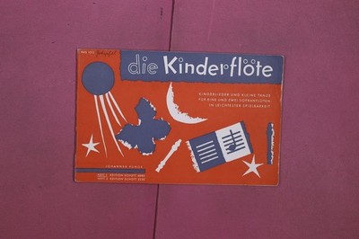 335993 DIE KINDERFLÖTE B. Schott's Söhne Kinderlieder und kleine Tänze für eine