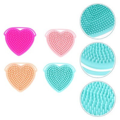  4 Pcs Silikon-gesichtsbürste Gesichtswaschmaschine Silikonkörperbürste