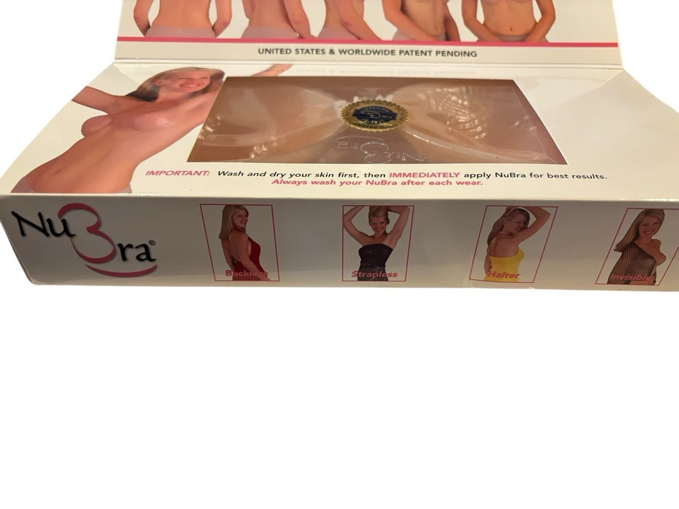 Sutiã feminino NuBra sem costura, nude, tamanho B - Imagem 3 de 4