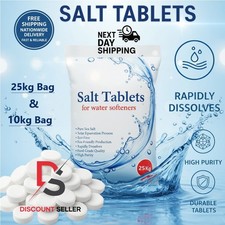 Water Softener Salt Tablets - 25kg - 10kg | Food Grade All Softener Machines