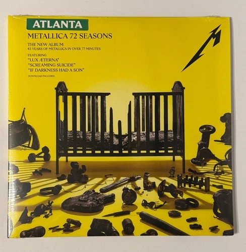 Metallica Atlanta pop-up exclusive - 72 Seasons Splatter Vinyl - NEW & Sealed!