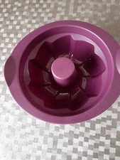 Tupperware kleine Gogelhupf Silikonbackform, Lila, Neu