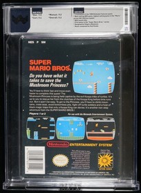 SUPER MARIO BROS. BLACK BOX Nintendo NES CIB Complete In Box WATA GRADED 9.2 !