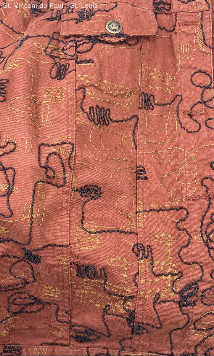 Ruby Rd. Eclectic Burnt Orange Denim Embroidery J… - image 6