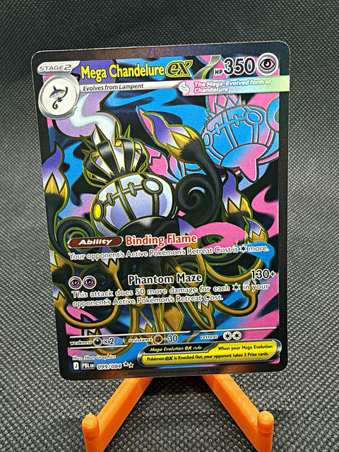 Mega Chandelure ex #99 (Pitch Black)