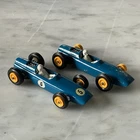 LOT 2 Vtg Matchbox Lesney No.52 BRM Racing Cars Blue Pair