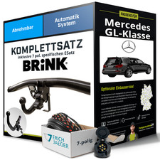F&uuml;r MERCEDES GL-Klasse Typ X166 Anh&auml;ngerkupplung abnehmbar +eSatz 7pol 12- NEU
