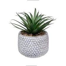 Small Fake Plants in Pot - Artificial Succulents for Desk - Small Faux Plants...