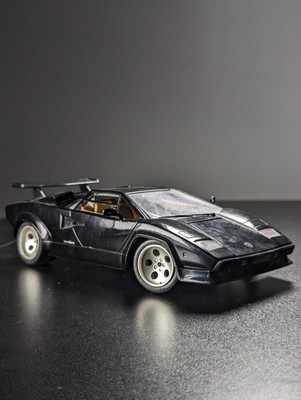 ミニカー Burago Lamborghini Countach 1/18 Burago Lamborghini Countach 1:18 Scale Diecast Model Car Black | eBay