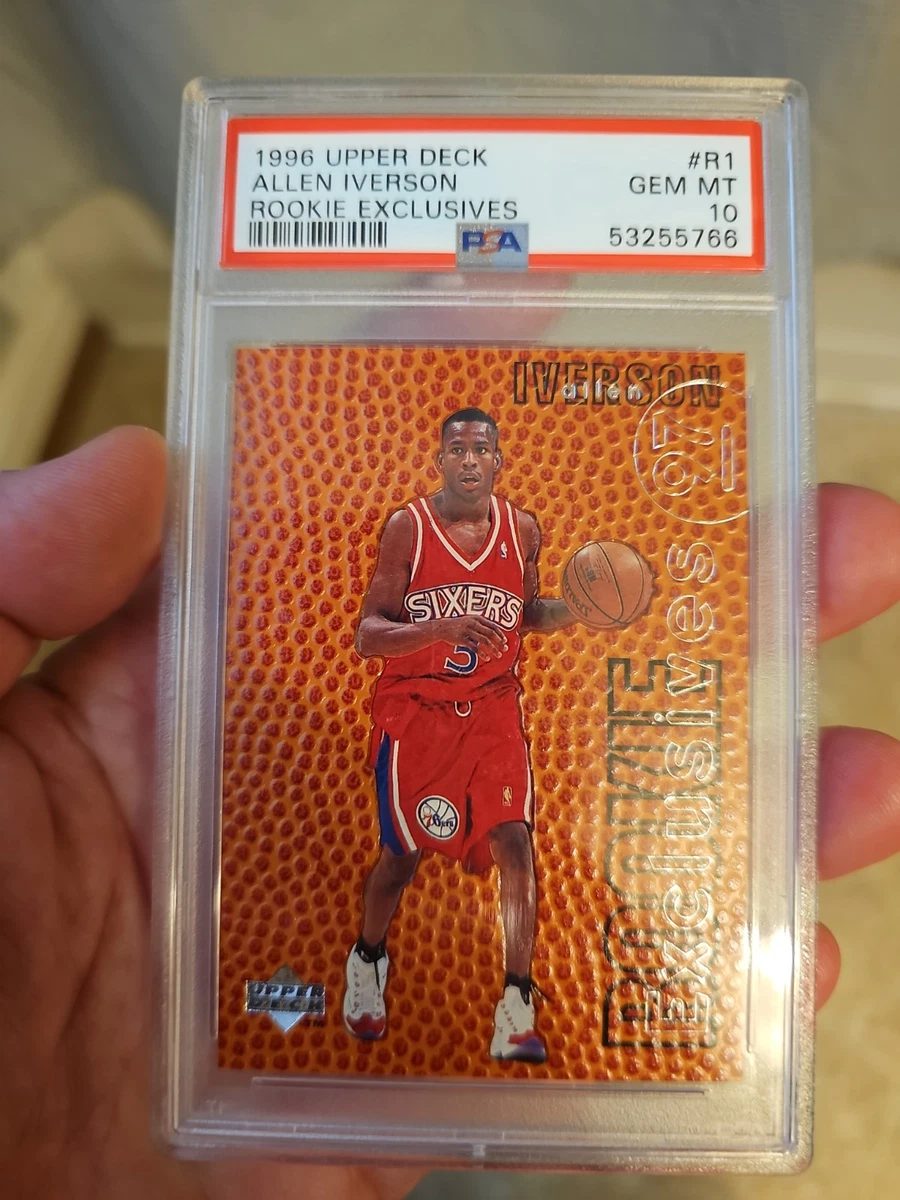 Allen Iverson 10 Graded Basketball Sports Trading Cards