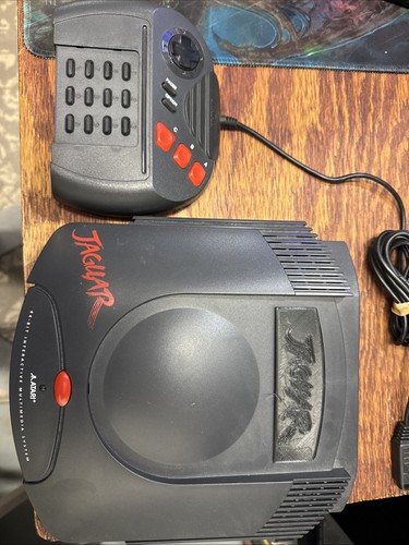 Atari Jaguar Console Controller OEM Cables Tested Working Console Bundle