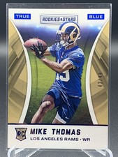 Mike Thomas 2016 Rookies & Stars 42/49 True Blue Rookie Card #244 Rams. rookie card picture