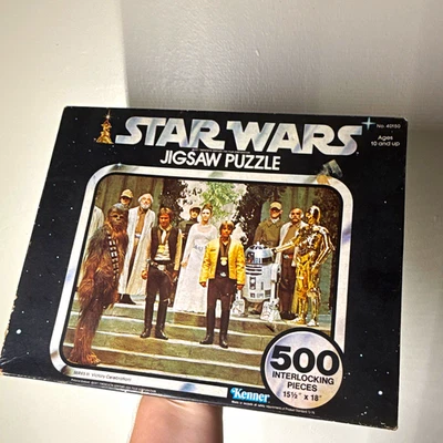 Kenner Star Wars 500-Piece Interlocking Jigsaw Puzzle Vintage 1977 MPN 40150 - Image 1 of 3