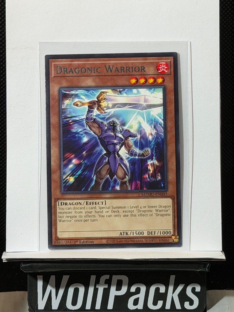 遊戯王OCG ドレイクン 1st Edition Yu-Gi-Oh! Maze of Muertos - Dragonic Warrior 1st Edition Rare MZMU