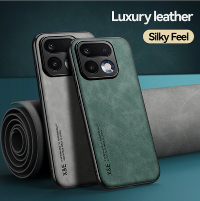 For Realme 16 Pro 5G, Business Retro Leather Soft Rubber Magnetic Case Cover