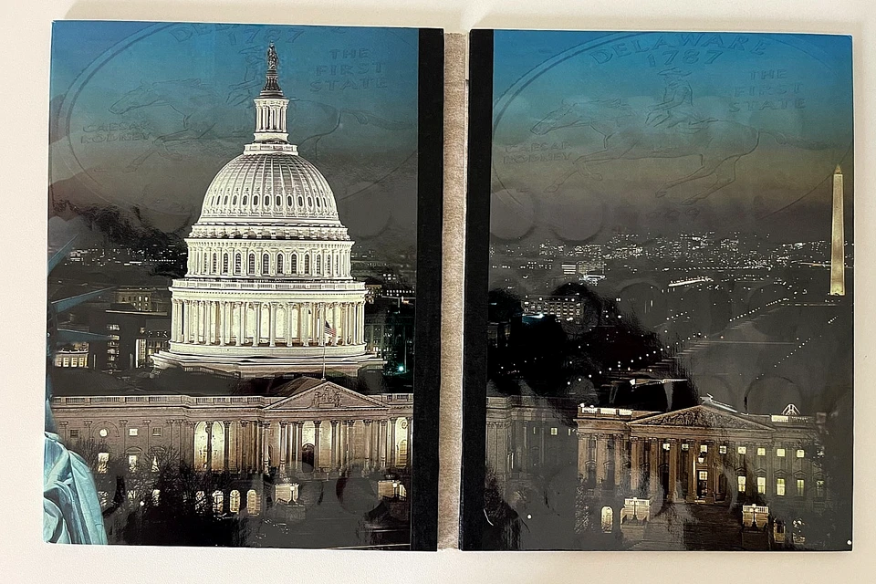 H. E. Harris 1999-2008 P & D 100-Coin 50 State Quarter Complete Set - Album - Image 2 of 4