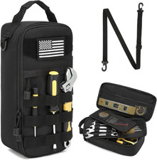 13 Inch Small Tool Bag for Men, Portable Tactical Molle Tool Pouch Heavy Duty