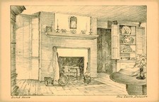 Dutch House Interior, c1910, New Castle, Delaware