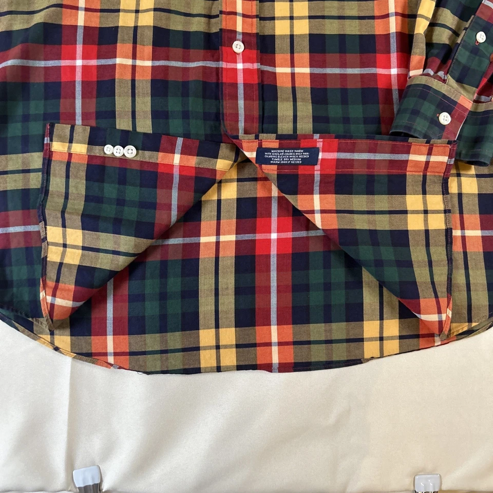 Daniel Cremieux Collection Men’s Button Down Shirt, Tailored Fit,SZ: M,Cotton - Image 4 of 4